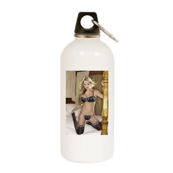 Jennifer Ellison White Water Bottle With Carabiner