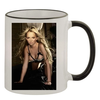 Jennifer Ellison 11oz Colored Rim & Handle Mug