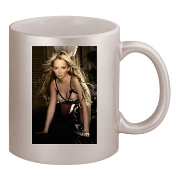 Jennifer Ellison 11oz Metallic Silver Mug