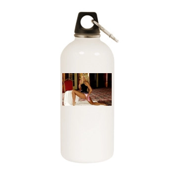 Jennifer Ellison White Water Bottle With Carabiner