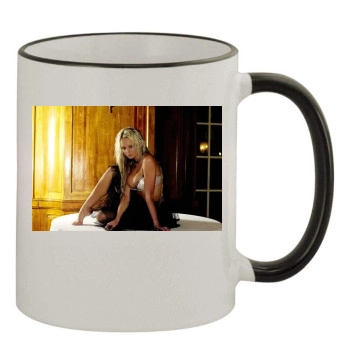 Jennifer Ellison 11oz Colored Rim & Handle Mug