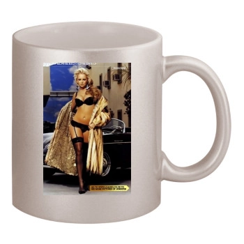 Jennifer Ellison 11oz Metallic Silver Mug