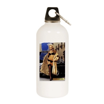 Jennifer Ellison White Water Bottle With Carabiner