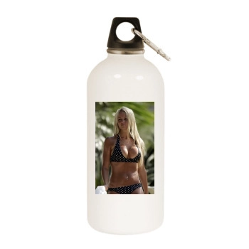 Jennifer Ellison White Water Bottle With Carabiner