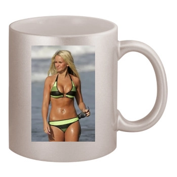 Jennifer Ellison 11oz Metallic Silver Mug