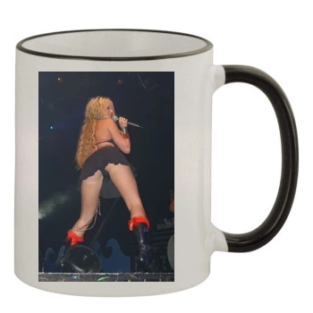 Jennifer Ellison 11oz Colored Rim & Handle Mug