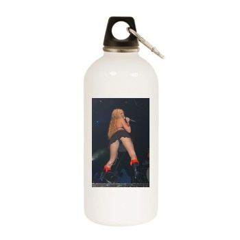 Jennifer Ellison White Water Bottle With Carabiner