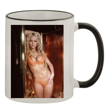 Jennifer Ellison 11oz Colored Rim & Handle Mug