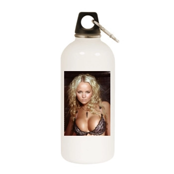 Jennifer Ellison White Water Bottle With Carabiner