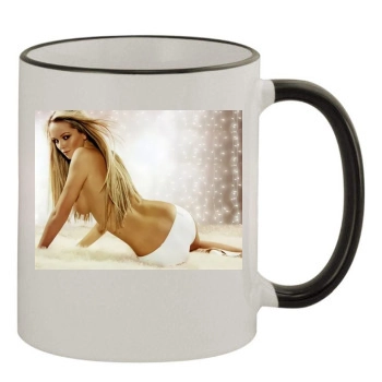 Jennifer Ellison 11oz Colored Rim & Handle Mug