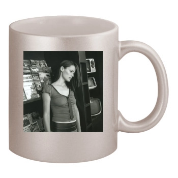 Jennifer Garner 11oz Metallic Silver Mug