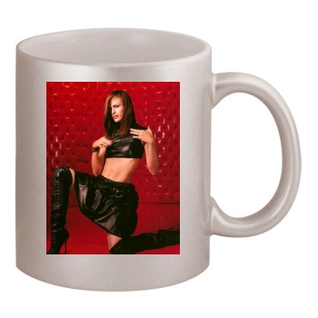 Jennifer Garner 11oz Metallic Silver Mug