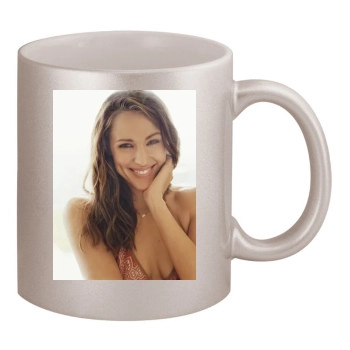 Jennifer Garner 11oz Metallic Silver Mug