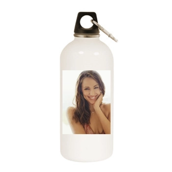 Jennifer Garner White Water Bottle With Carabiner