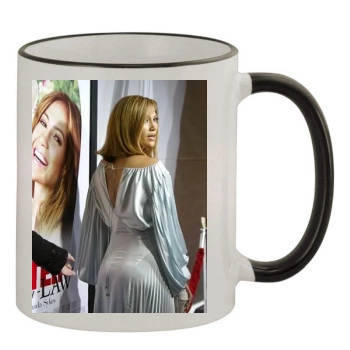 Jennifer Lopez 11oz Colored Rim & Handle Mug