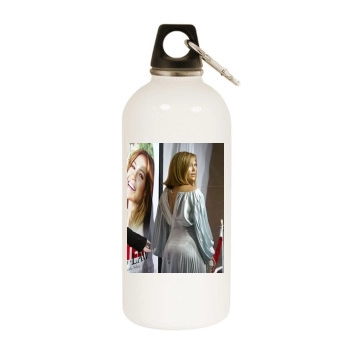 Jennifer Lopez White Water Bottle With Carabiner