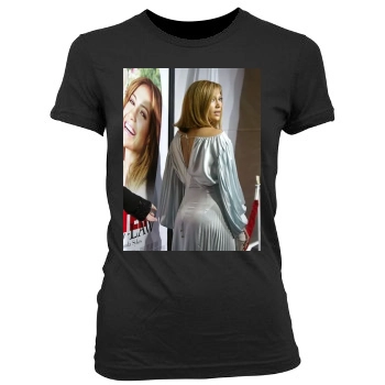 Jennifer Lopez Women's Junior Cut Crewneck T-Shirt