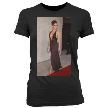 Jennifer Lopez Women's Junior Cut Crewneck T-Shirt