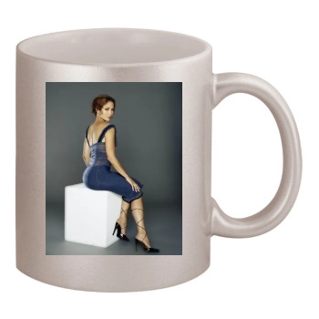 Jennifer Lopez 11oz Metallic Silver Mug