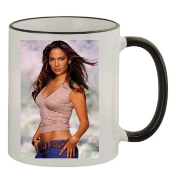 Jennifer Lopez 11oz Colored Rim & Handle Mug