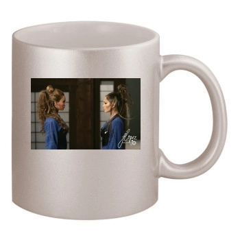 Jennifer Lopez 11oz Metallic Silver Mug