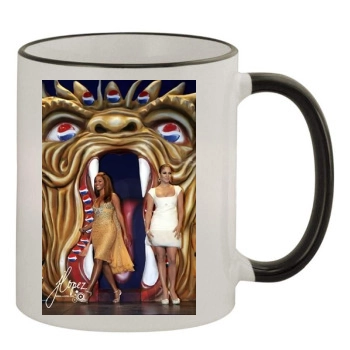 Jennifer Lopez 11oz Colored Rim & Handle Mug