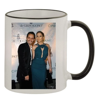 Jennifer Lopez 11oz Colored Rim & Handle Mug