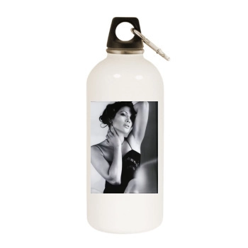 Jennifer Lopez White Water Bottle With Carabiner