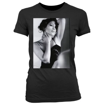 Jennifer Lopez Women's Junior Cut Crewneck T-Shirt