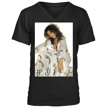 Jennifer Lopez Men's V-Neck T-Shirt