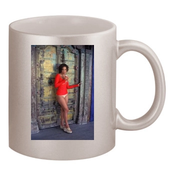 Jennifer Lopez 11oz Metallic Silver Mug