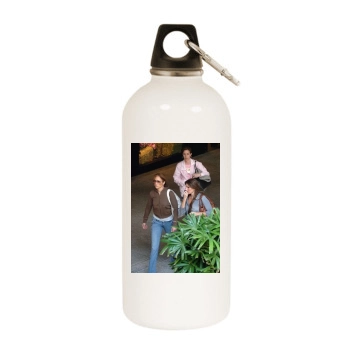 Jennifer Lopez White Water Bottle With Carabiner