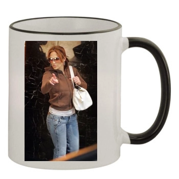 Jennifer Lopez 11oz Colored Rim & Handle Mug