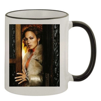 Jennifer Lopez 11oz Colored Rim & Handle Mug