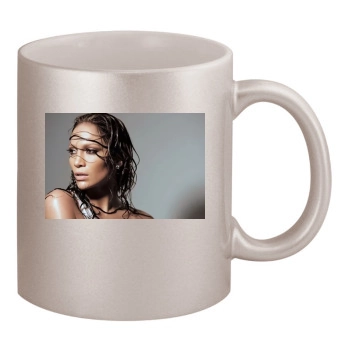 Jennifer Lopez 11oz Metallic Silver Mug