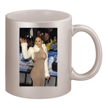 Jennifer Lopez 11oz Metallic Silver Mug