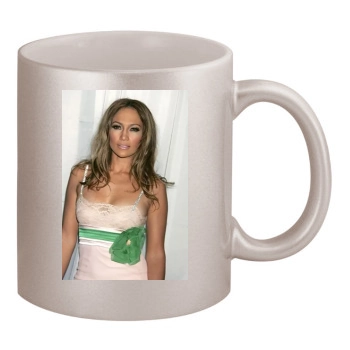 Jennifer Lopez 11oz Metallic Silver Mug