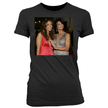 Jennifer Lopez Women's Junior Cut Crewneck T-Shirt