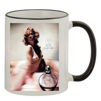 Jennifer Lopez 11oz Colored Rim & Handle Mug