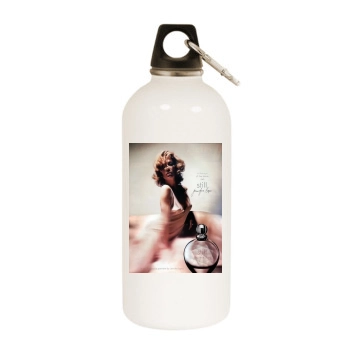 Jennifer Lopez White Water Bottle With Carabiner