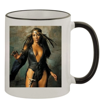 Jennifer Lopez 11oz Colored Rim & Handle Mug