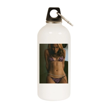 Jennifer Lopez White Water Bottle With Carabiner