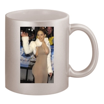 Jennifer Lopez 11oz Metallic Silver Mug