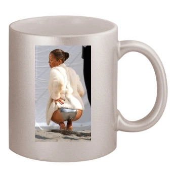 Jennifer Lopez 11oz Metallic Silver Mug