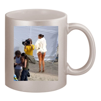 Jennifer Lopez 11oz Metallic Silver Mug