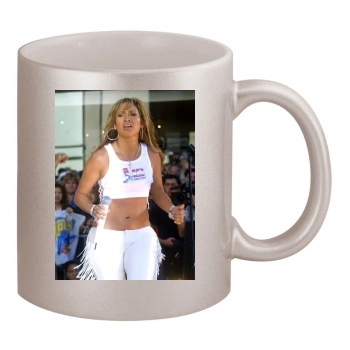 Jennifer Lopez 11oz Metallic Silver Mug