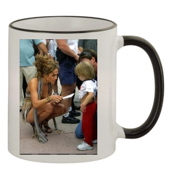 Jennifer Lopez 11oz Colored Rim & Handle Mug