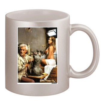 Jennifer Lopez 11oz Metallic Silver Mug