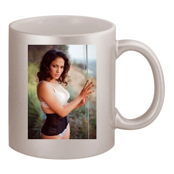 Jennifer Lopez 11oz Metallic Silver Mug