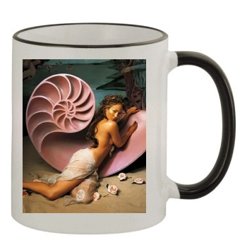 Jennifer Lopez 11oz Colored Rim & Handle Mug